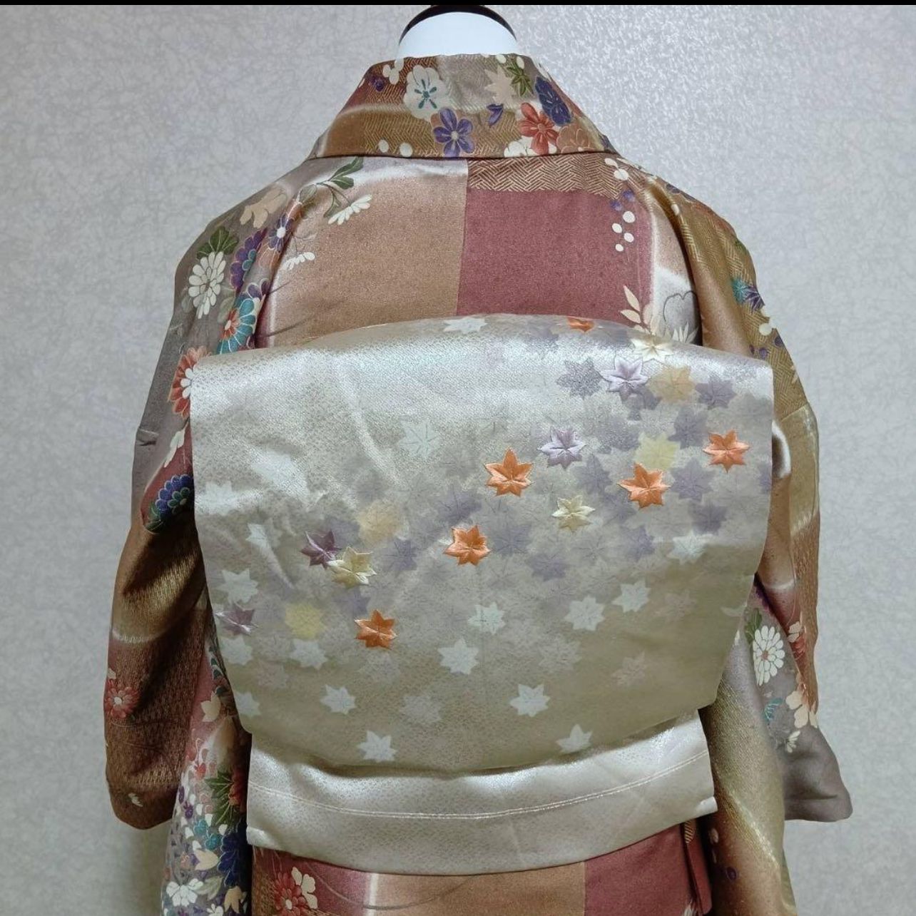 新品 美品　専門店　袷　正絹　友禅　型染め　小紋　フルセット　裄69 未使用近い 美品 袷 正絹 友禅 小紋 フルセット - メルカリ