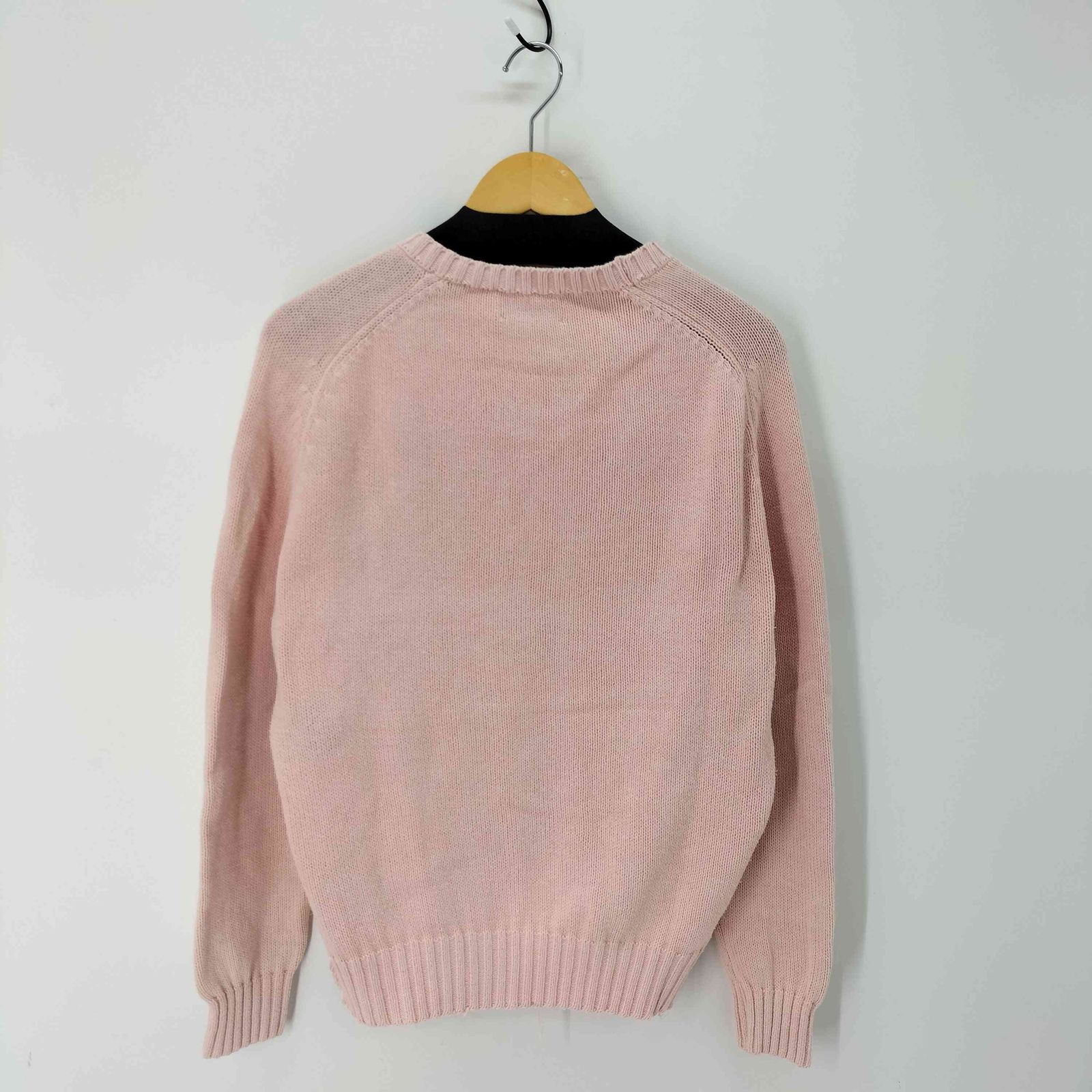 エルエルビーン L.L.Bean 80S USA製 リブ編み クルーネック コットン