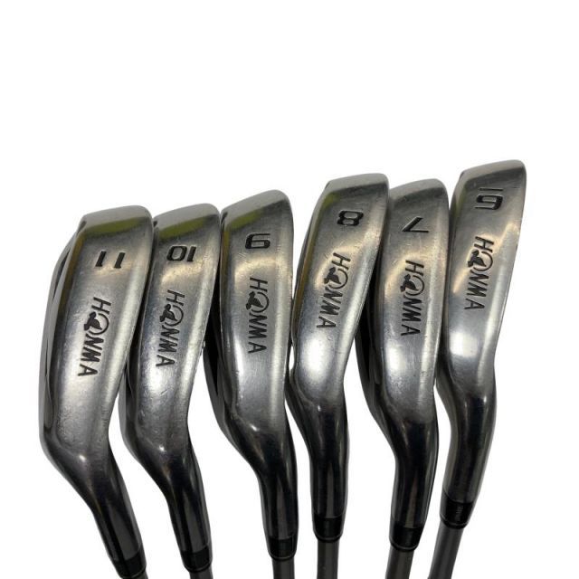 中古】 本間ゴルフ Be ZEAL 525 6S アイアンセット IR VIZARD for Be