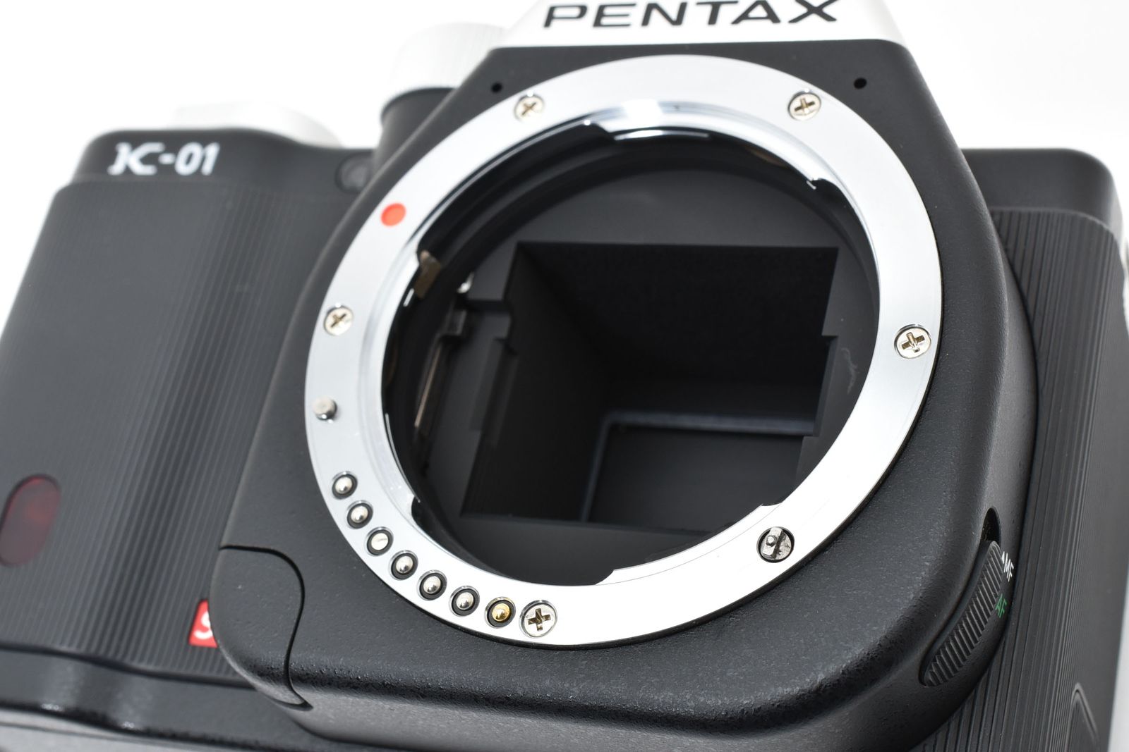 ペンタックス PENTAX K-01 ボディ ブラックxブラック ≪外観動作良好
