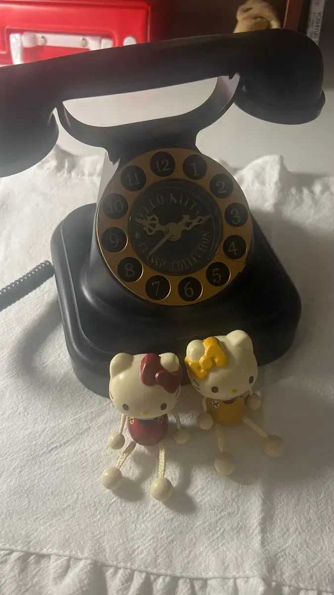 クラシック ハローキティ 電話 時計