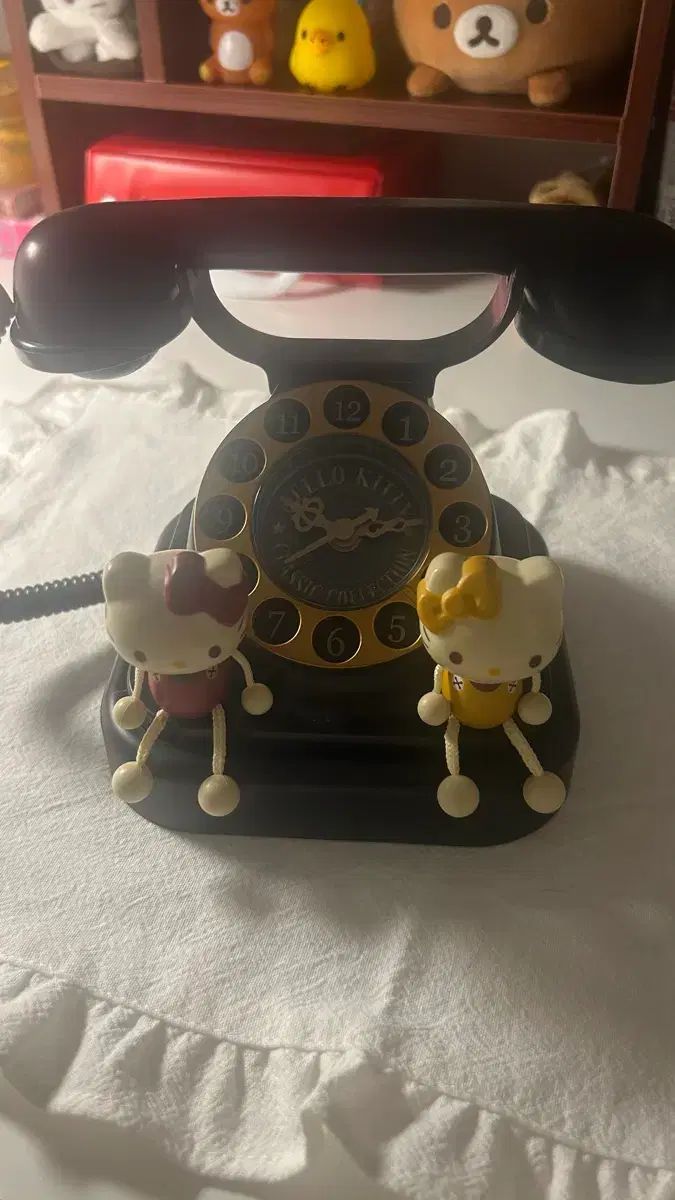 クラシック ハローキティ 電話 時計