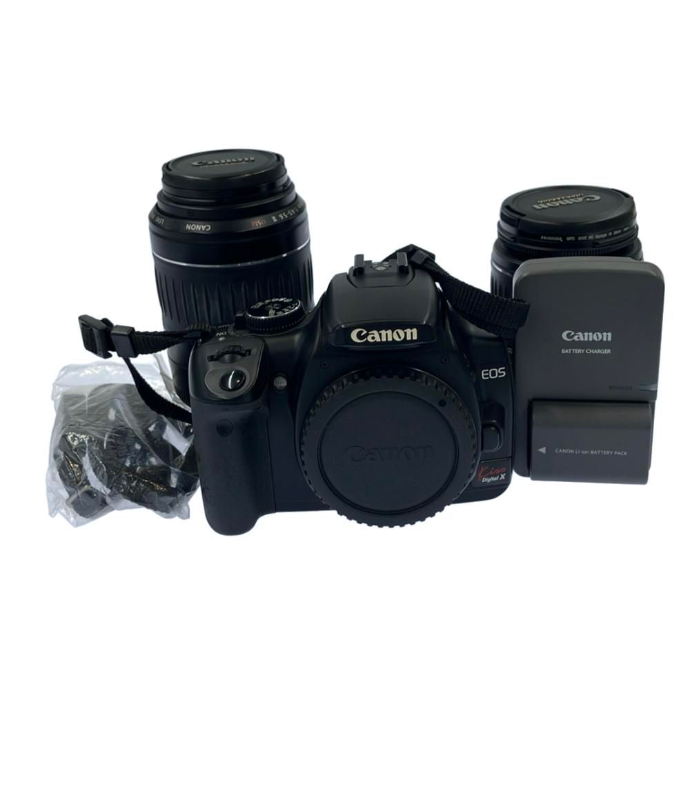 EOS Kiss Digital X ブラック ダブルズームキット Canon キャノン EOS
