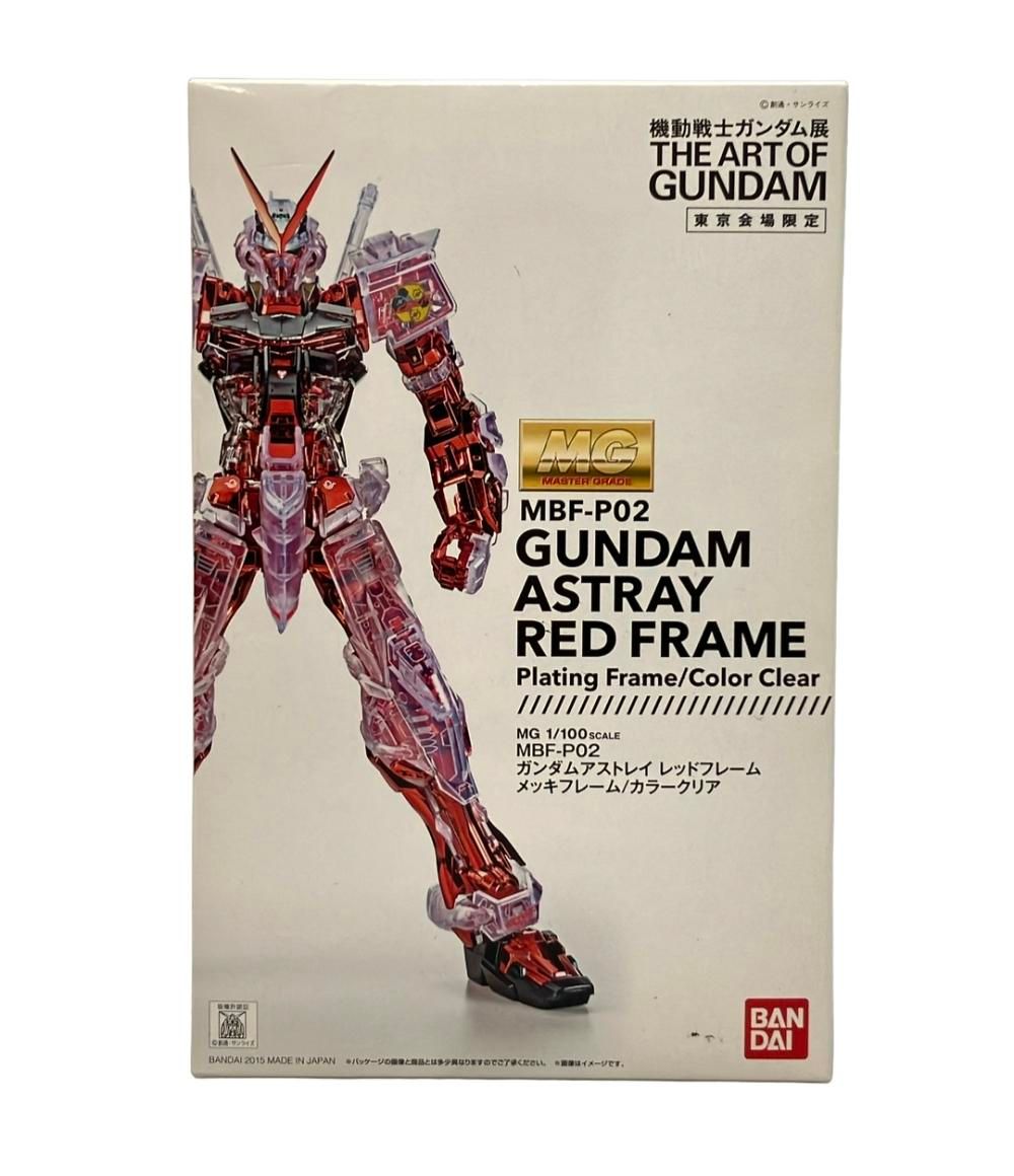 美品 バンダイ 機動戦士ガンダム展 MG 1/100 MBF-P02 ガンダム