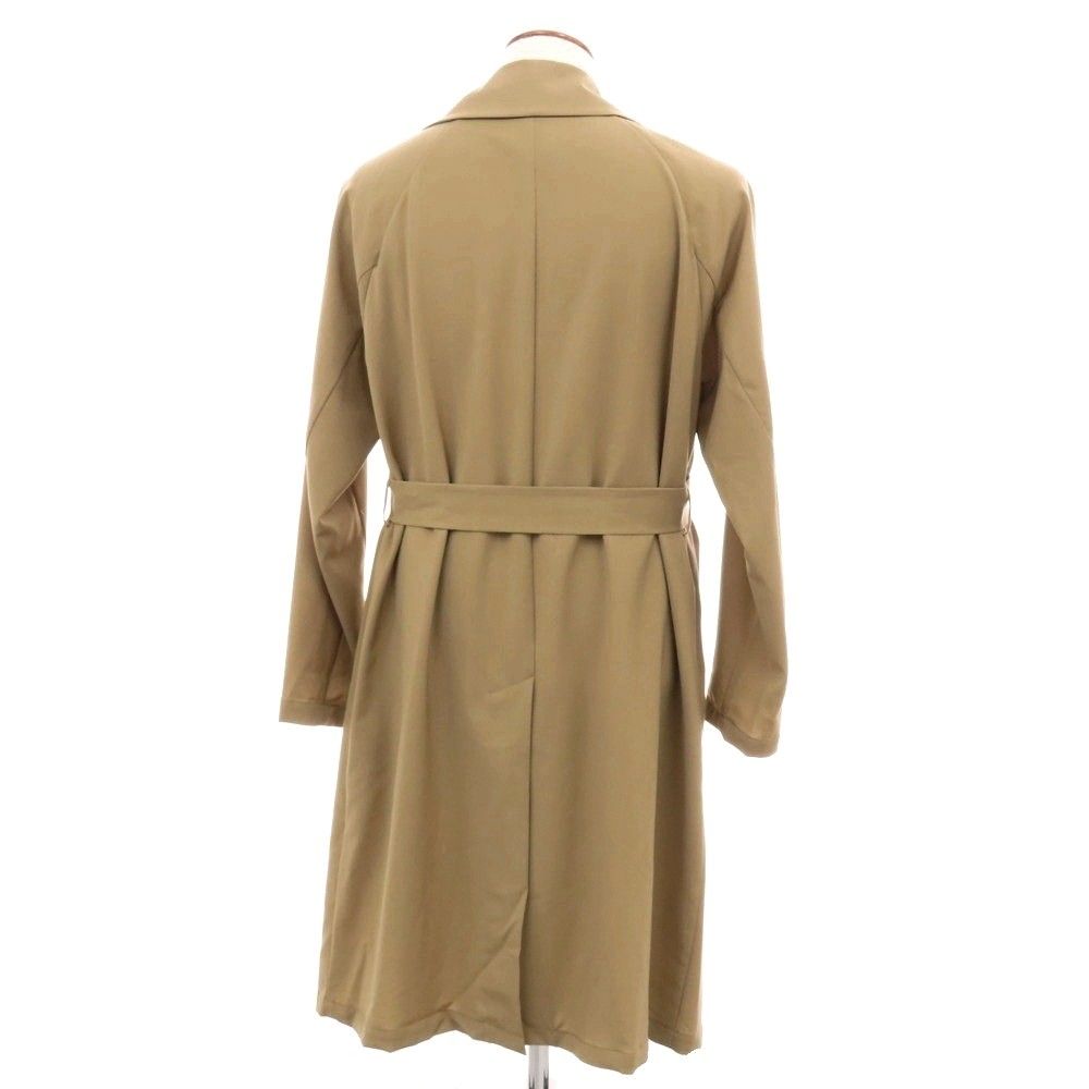 中古】イーヴォ Hevo ウール ダブルブレストコート ベージュ【サイズ46