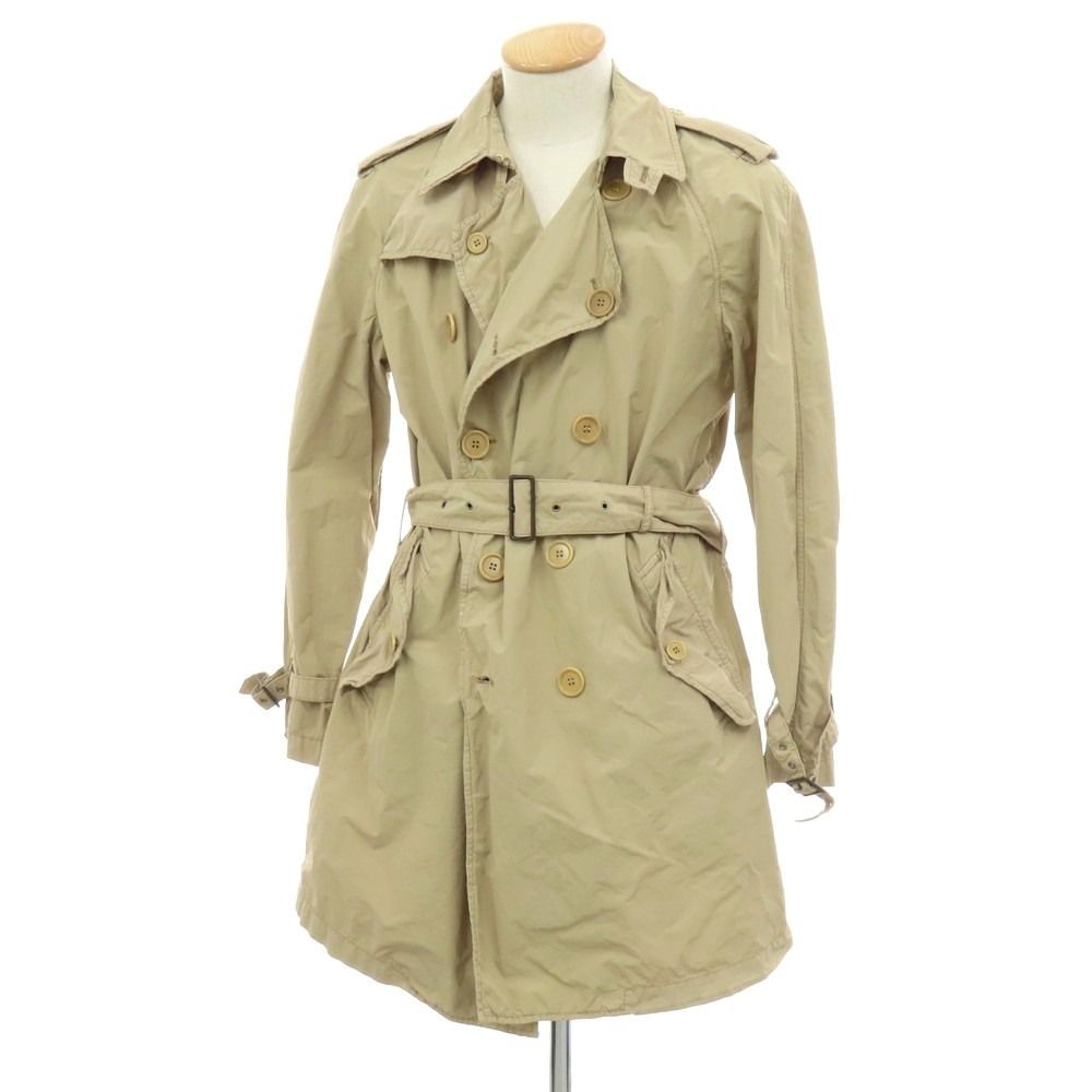 【美品】Aspesi アスペジ トレンチコート ダブル バーバリー　ビンテージ 美品】Aspesi アスペジ トレンチコート ダブル バーバリー ビンテージ