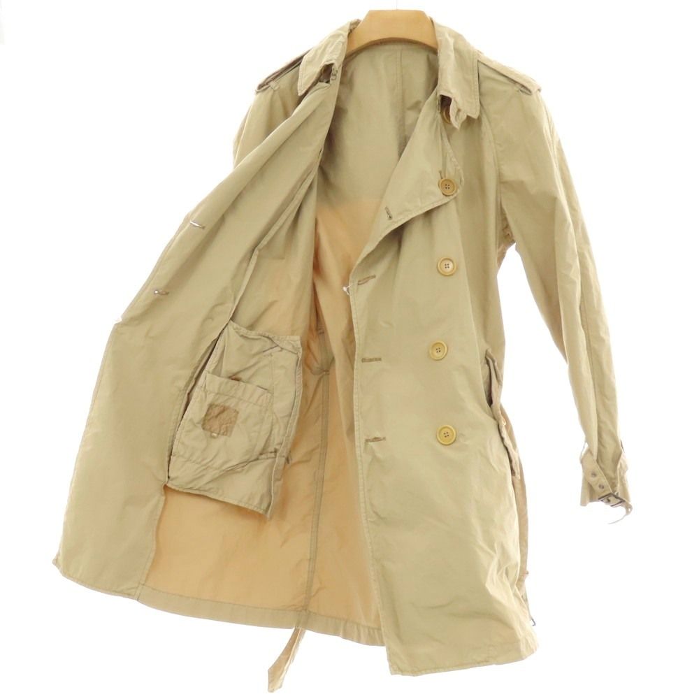 中古】アスペジ ASPESI ポリエステルナイロン トレンチコート ベージュ