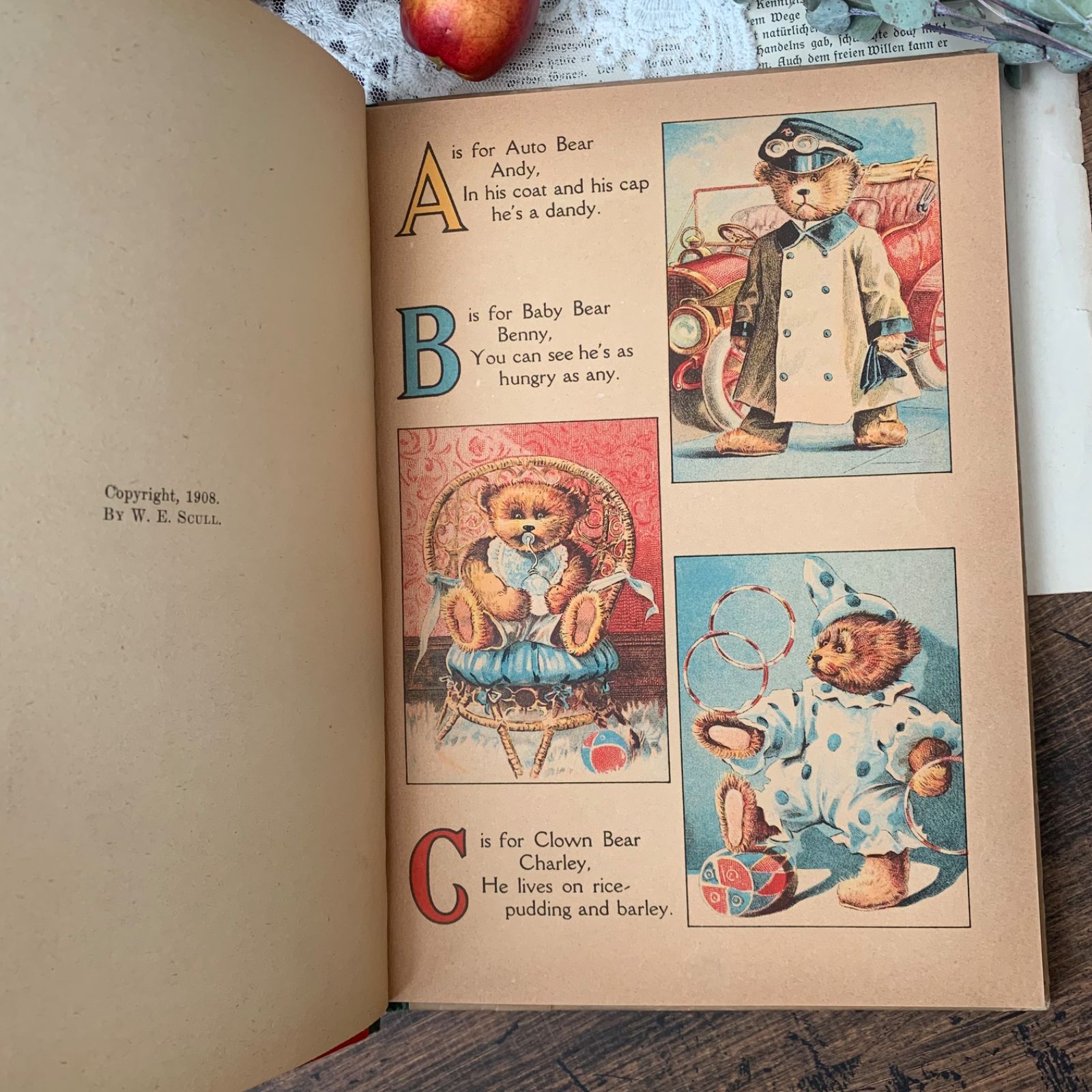 べべウルス様お取り置き】希少 1908年 アンティーク 洋書 The Teddy 