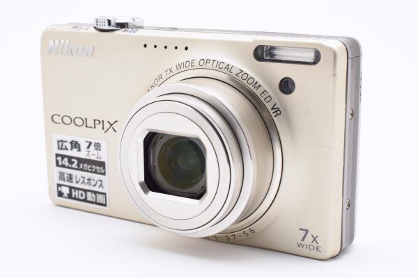 極美品｜Nikon COOLPIX S6000 シャンパンシルバー クールピクス