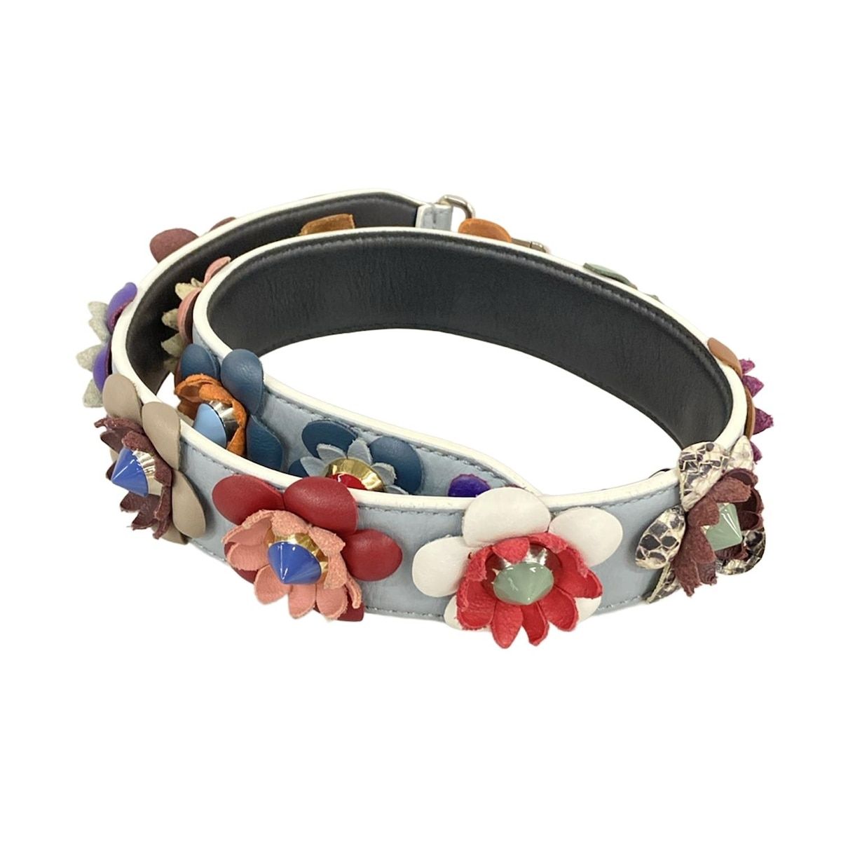 FENDI(フェンディ) ショルダーストラップ ストラップユー ライトブルー