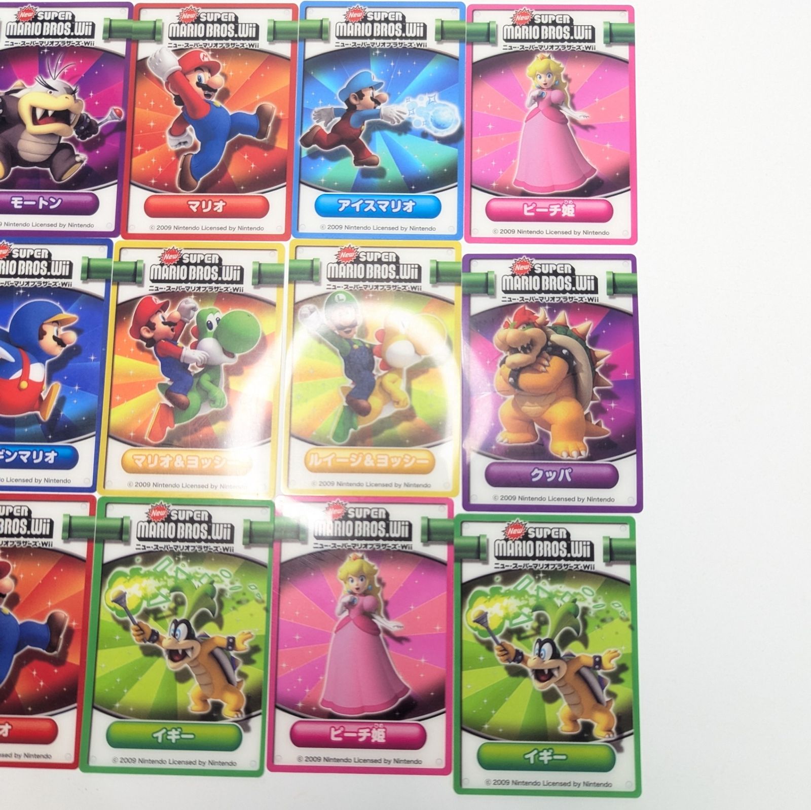 Newスーパーマリオブラザーズ Wiiグミ キャラクターカード まとめ売り
