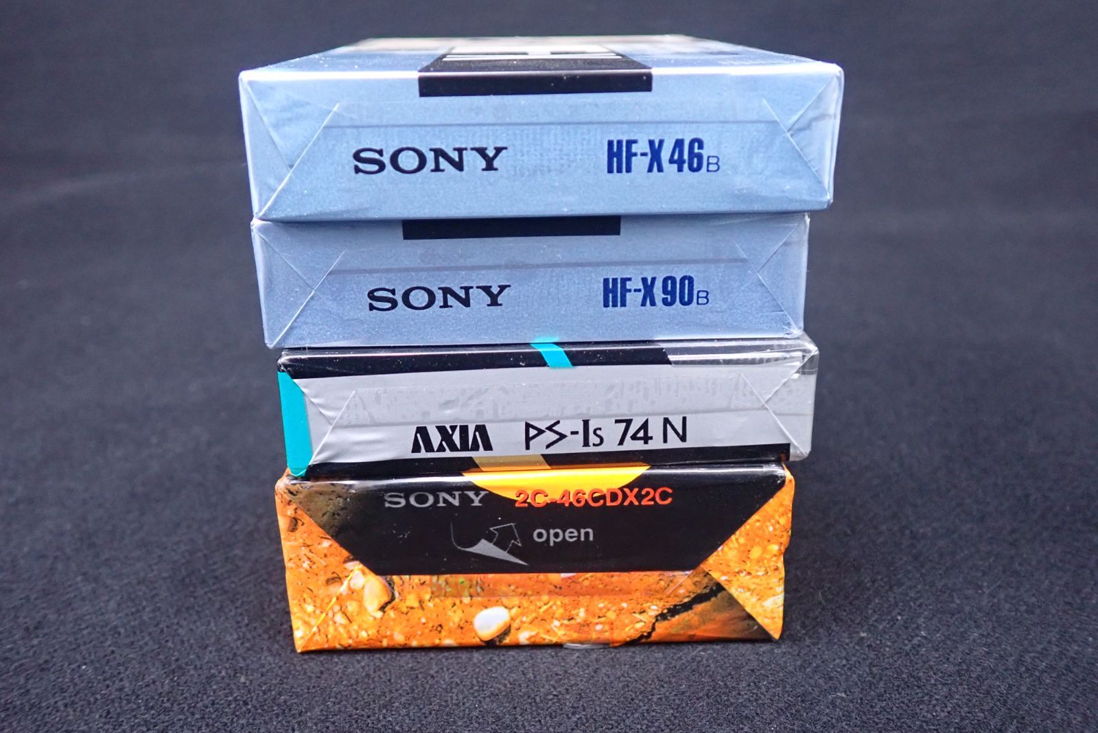 □未使用 カセットテープ まとめて SONY HF-X90 HF-46 CDixⅡ 46 AXIA