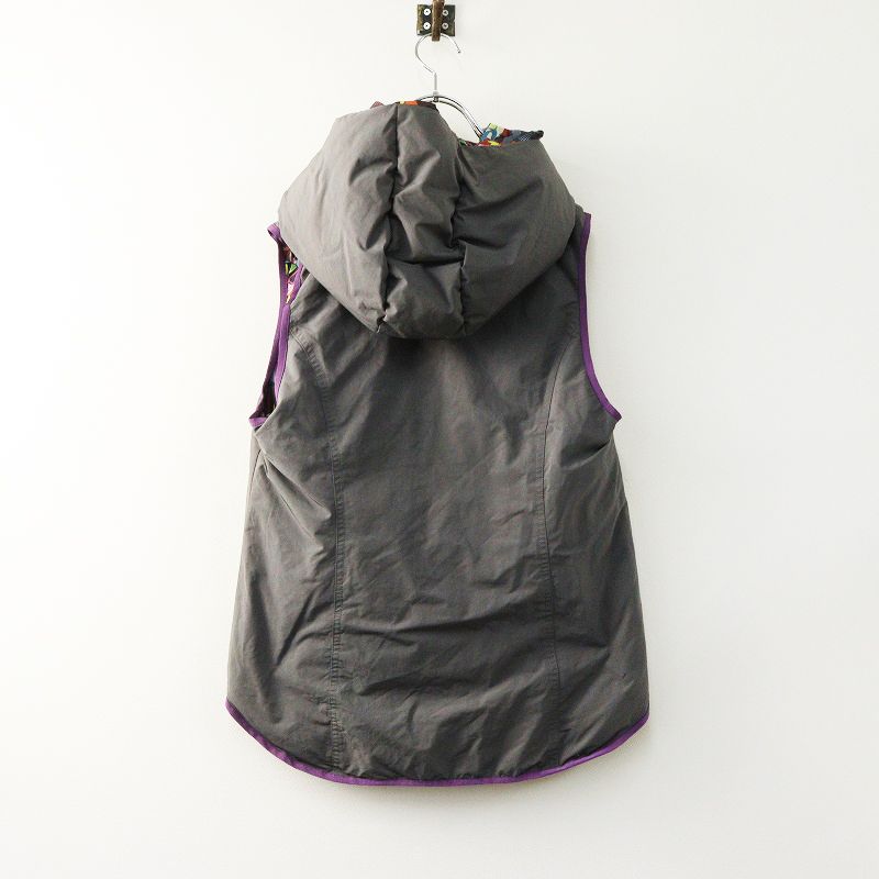 アルベロベロ ブタさん 花柄 リバーシブル ダウンベスト アルベロベロ