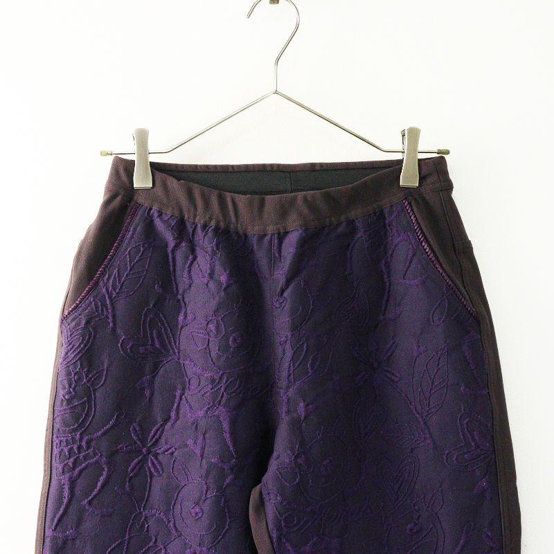 オレボレブララ 新品 オレボレブラ/アルベロベロ♡刺繍パンツ パープル