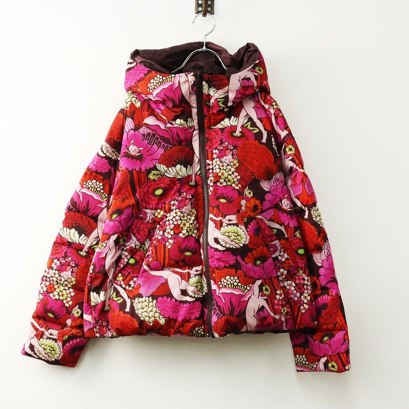 アルベロベロ　OLLEBOREBLA　ダウンジャケット　リバーシブル 　未使用 アルベロベロ オレボレブラ ALBEROBELLO OLLEBOREBLA ぶたさん 花柄