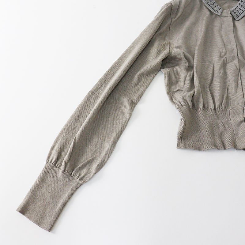 2024AW マメクロゴウチ Mame Kurogouchi Detachable Embroidery Collar  