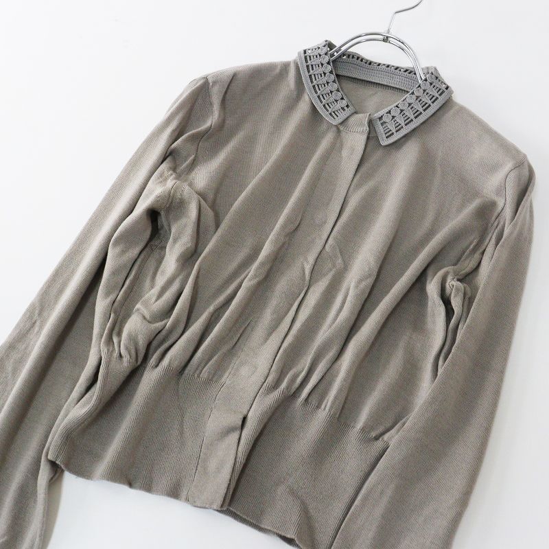 2024AW マメクロゴウチ Mame Kurogouchi Detachable Embroidery Collar  