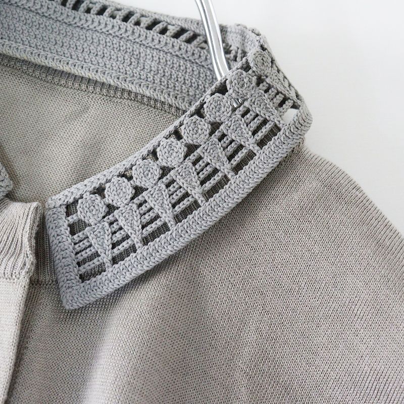 2024AW マメクロゴウチ Mame Kurogouchi Detachable Embroidery Collar  