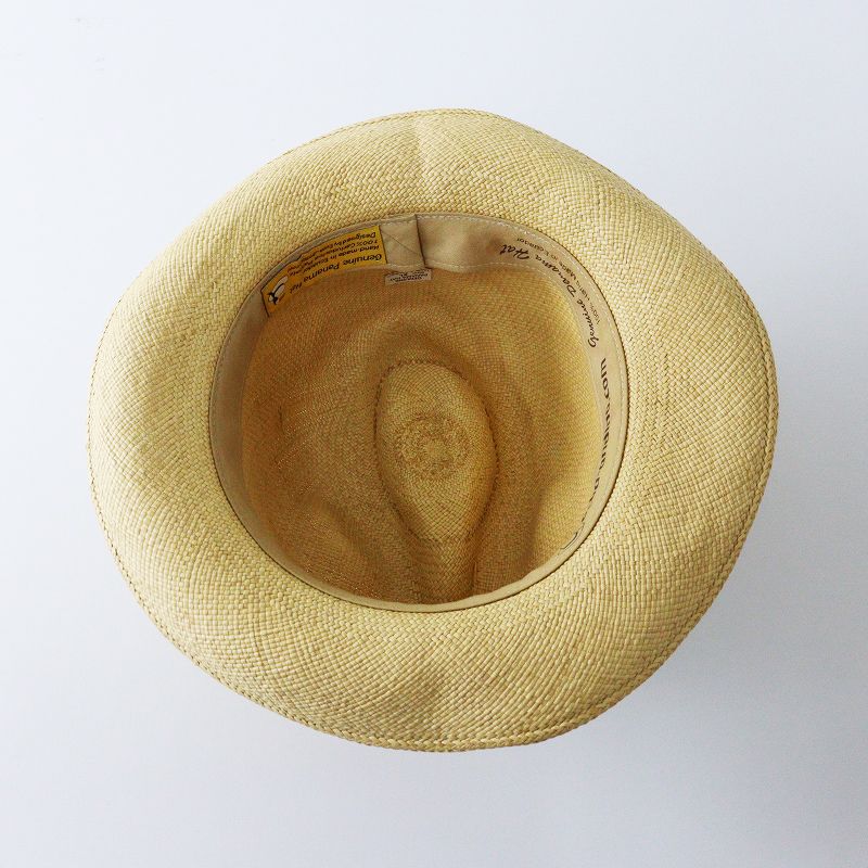 エクアアンディーノ Ecua-Andino パナマハット XL＼ベージュ ブラック