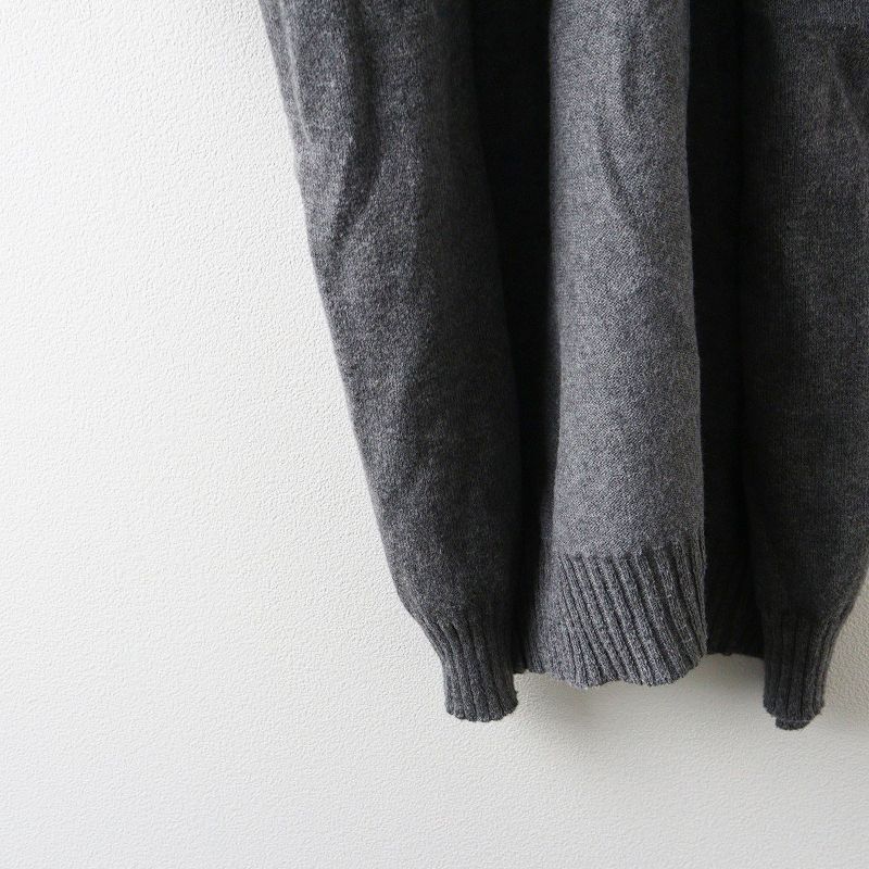 エヴァムエヴァ ヴィー evam eva vie コットンカシミヤ 前開きニット