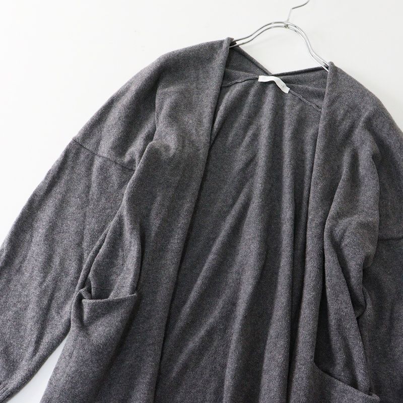 エヴァムエヴァ ヴィー evam eva vie コットンカシミヤ 前開きニット