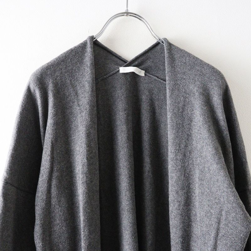 エヴァムエヴァ ヴィー evam eva vie コットンカシミヤ 前開きニット