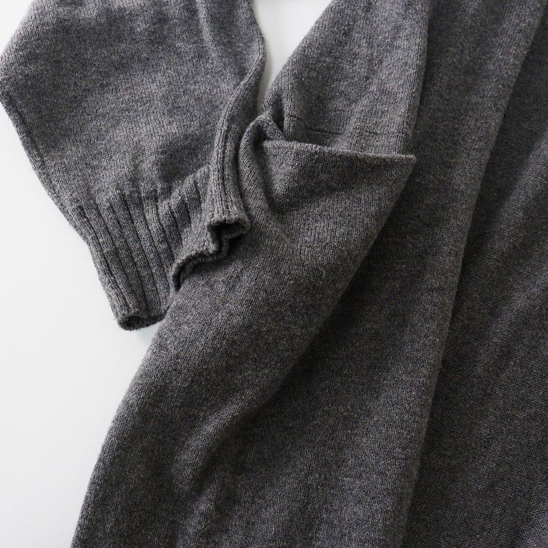 エヴァムエヴァ ヴィー evam eva vie コットンカシミヤ 前開きニット