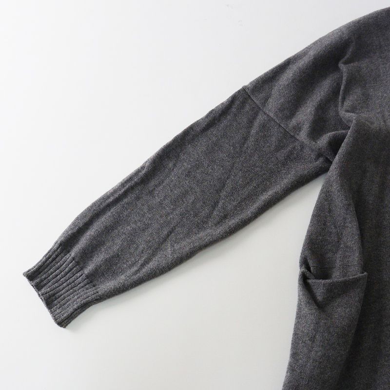 エヴァムエヴァ ヴィー evam eva vie コットンカシミヤ 前開きニット