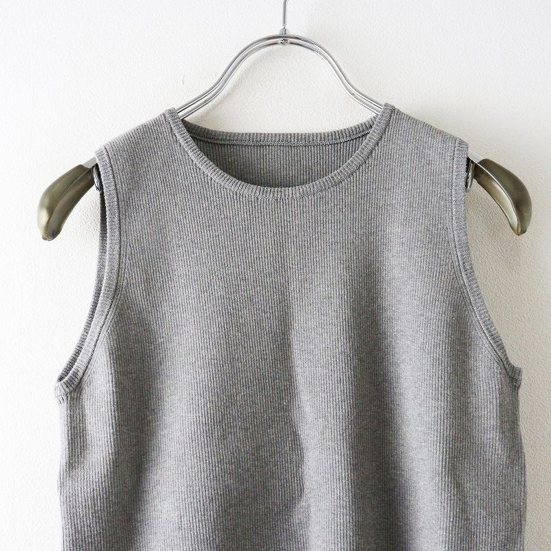 Deuxieme Classe LOREL RIB タンクトップ　グレー 極美品 定2.7万 2025SS ドゥーズィエムクラス Deuxieme Classe LOREL D
