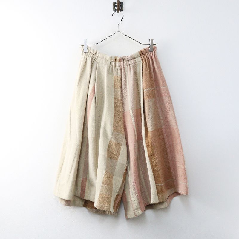 tamaki niime タルンパンツ ショート ベージュ タマキニイメ tarun pants long｜tamaki niime 玉木新雌