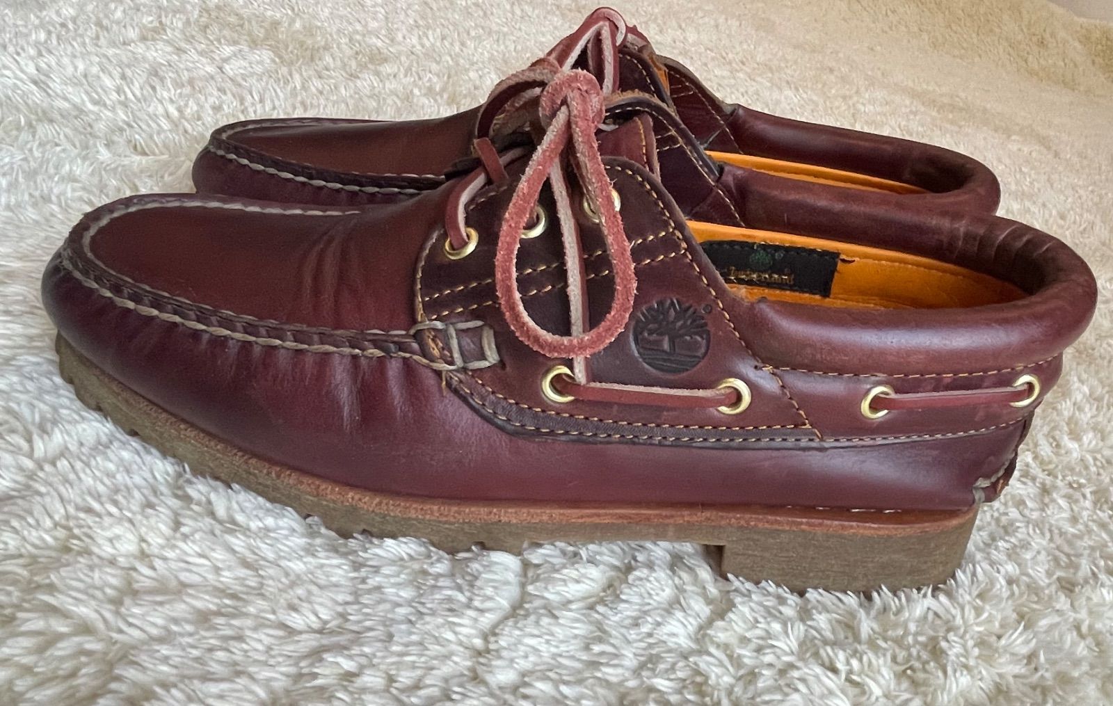 美品！ Timberland 3eye classic lug 25cm バーガンディ