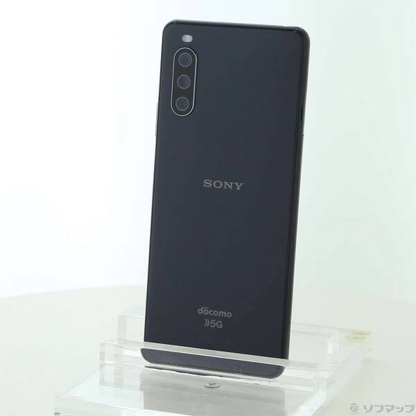 中古品〕 Xperia 10 III 128GB ブラック SO-52B docomoロック解除SIM