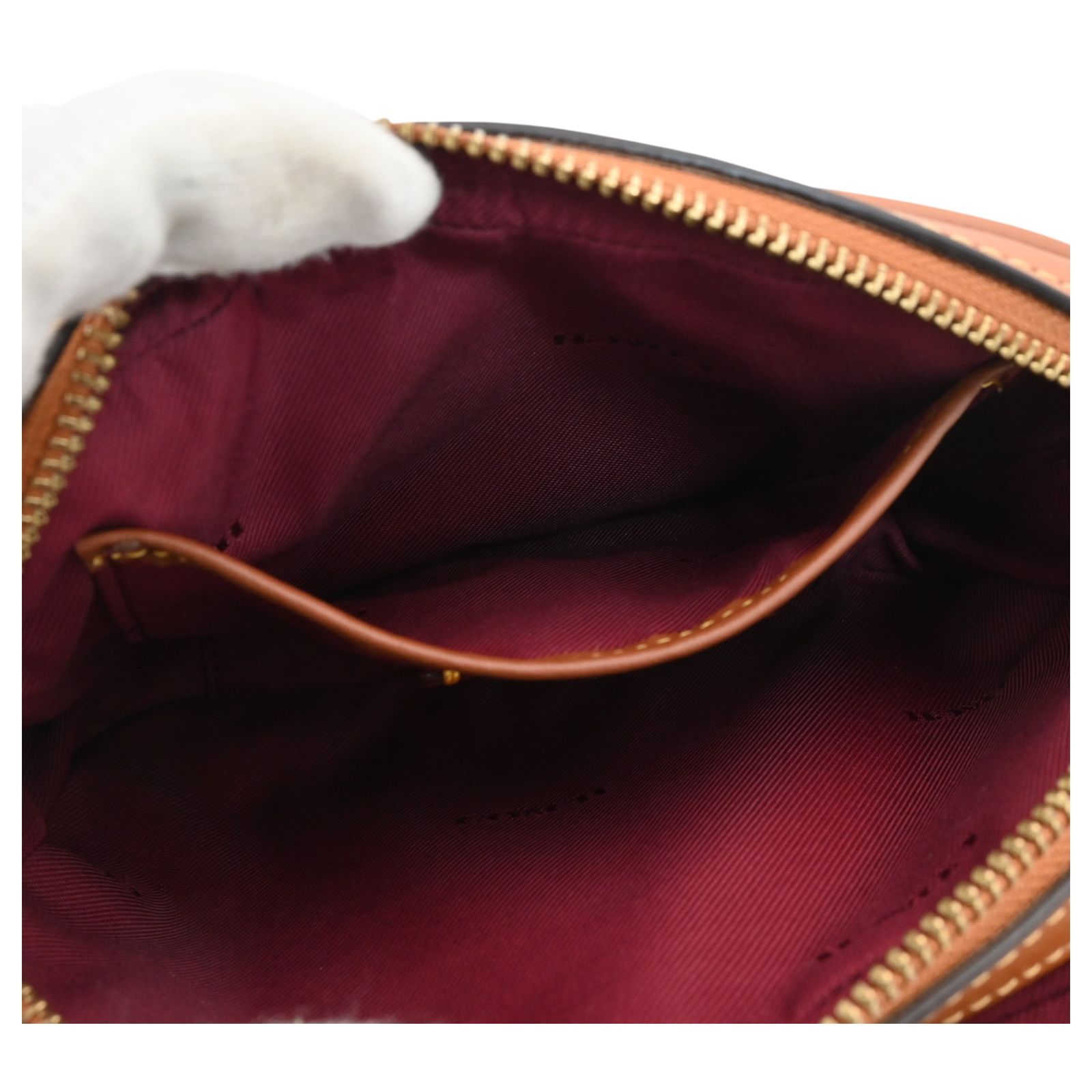 コーチ ウィロウ ロゴ ショルダーバッグ レインボー Bランク co1010cc  