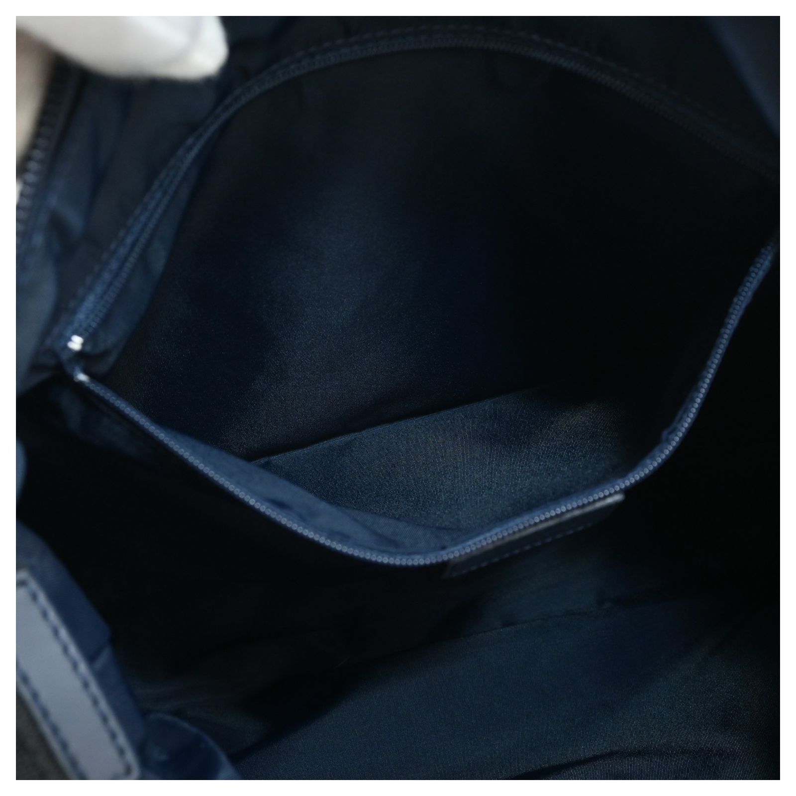 ディオール トロッター ロゴ ショルダーバッグ ネイビー Bランク