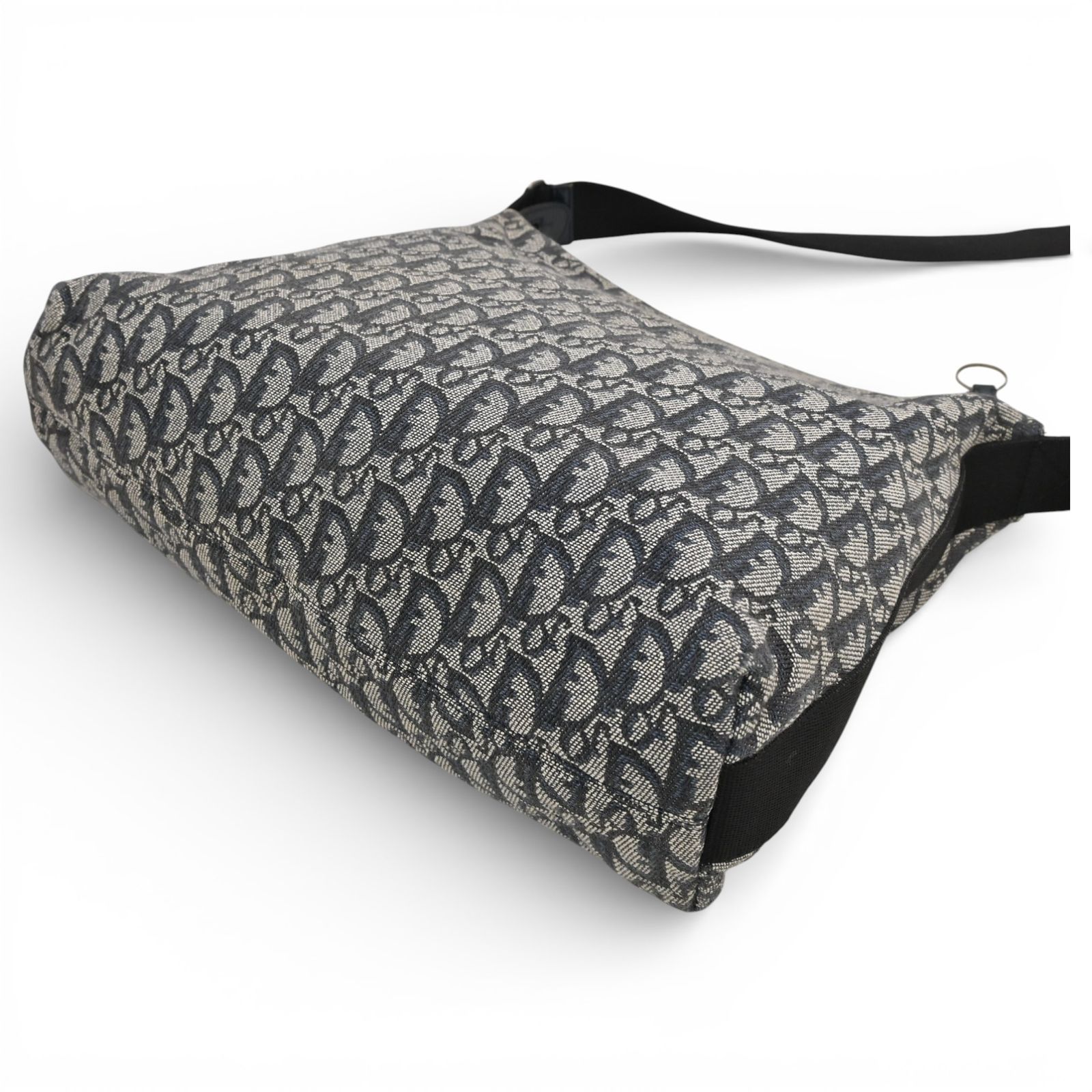 ディオール トロッター ロゴ ショルダーバッグ ネイビー Bランク