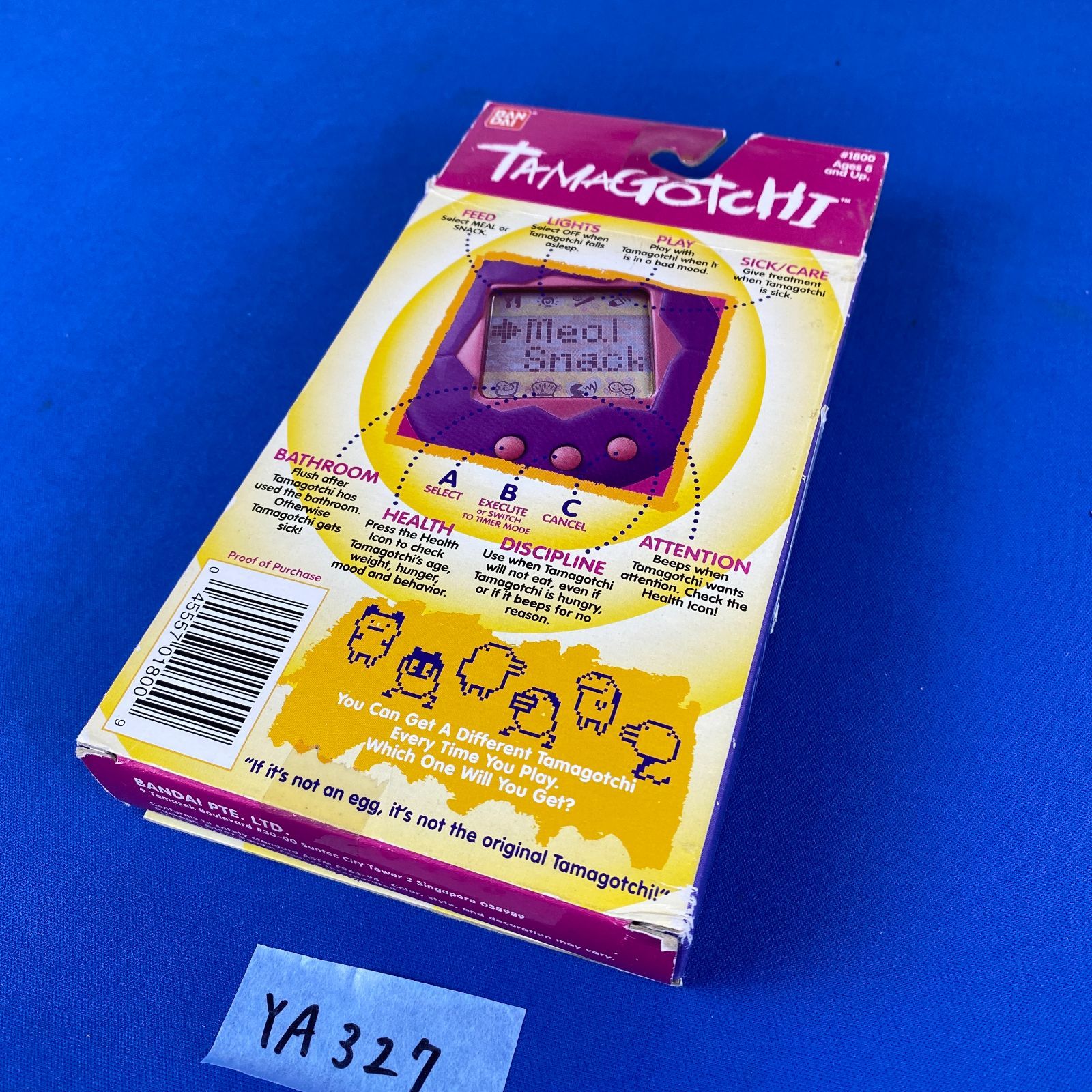 携帯ゲーム 中文版 全新 寶石窮物機 育成ゲーム 海外製 レア たまごっち ◇YA327【2個セット】海外版 たまごっち TAMAGOTCHI ホワイト×ブルー