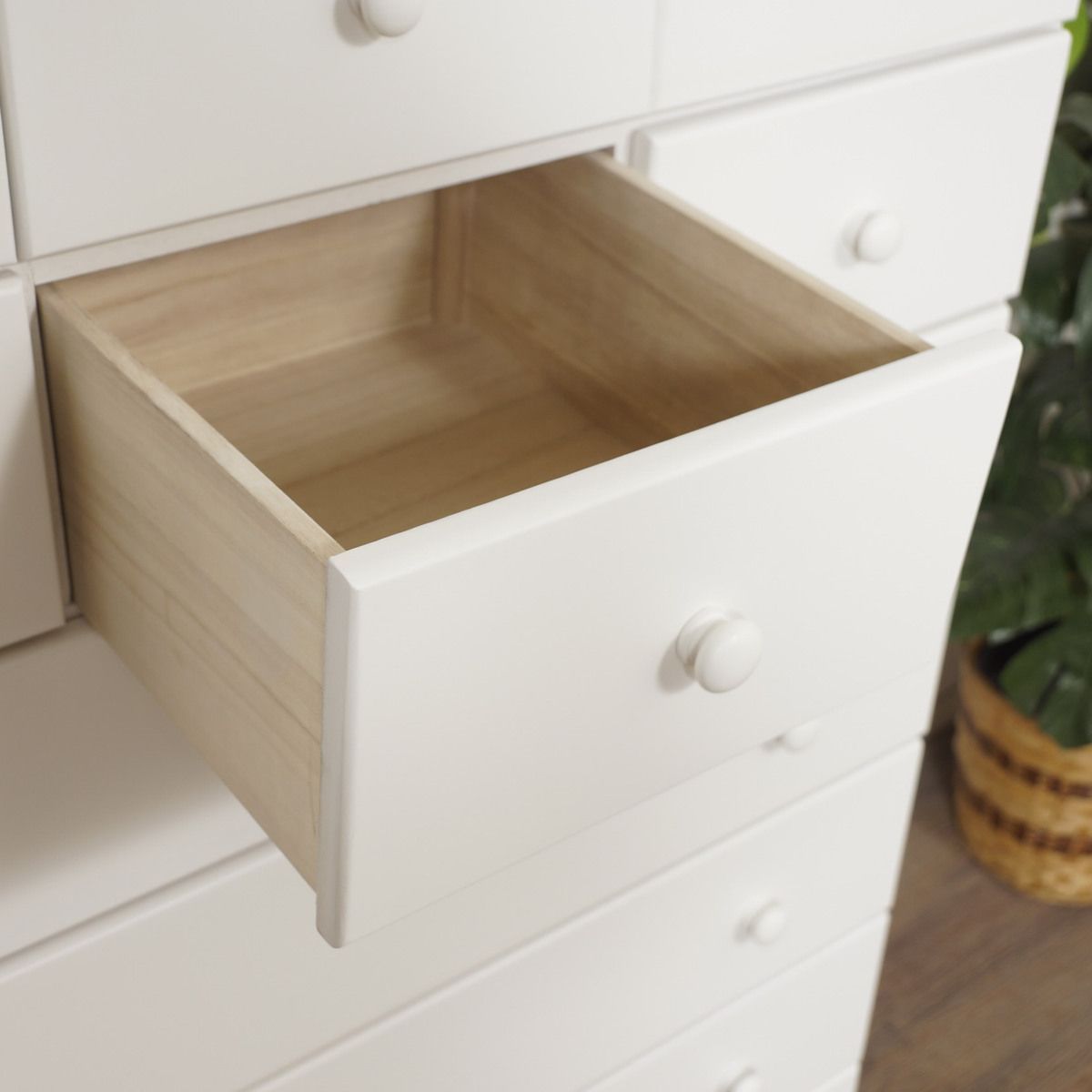 送料無料！ E 【新品・未使用】 【新品・未使用】 白家具 洋タンス 