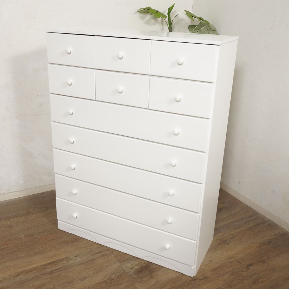 送料無料！ E 【新品・未使用】 【新品・未使用】 白家具 洋タンス 