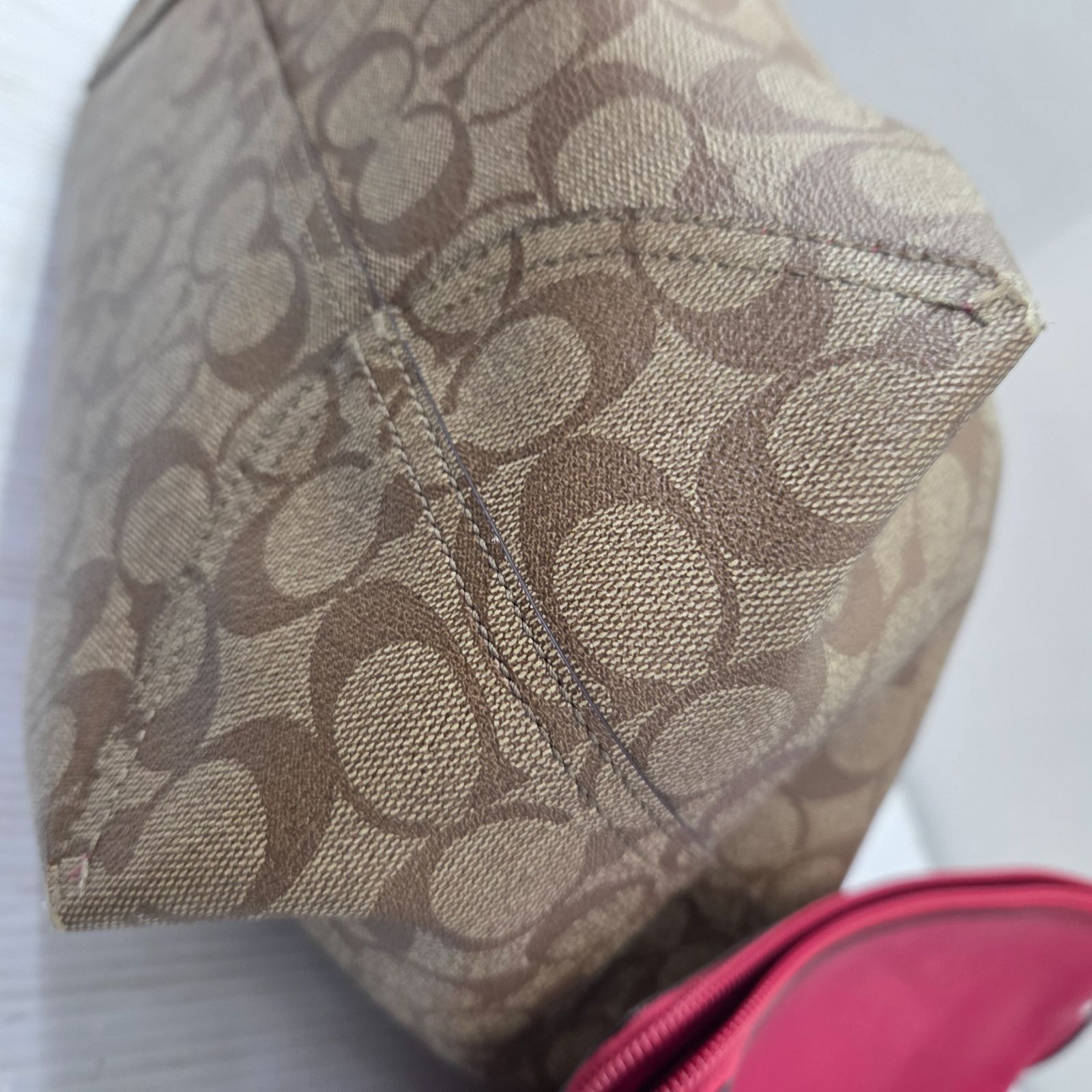 1 S01363 COACH コーチ トートバッグ ハンドバッグ ポーチ付きトート
