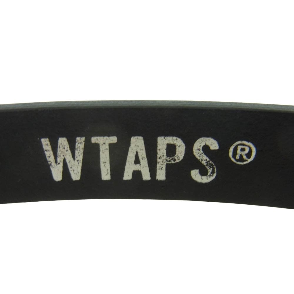 WTAPS ダブルタップス NETA BELT ロゴバックル ナロー ベルト ブラック