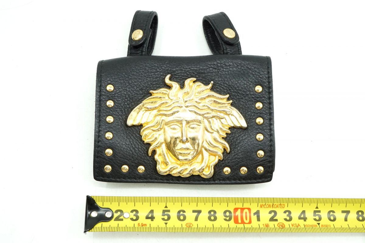 ジャンニ ヴェルサーチェ ヴィンテージ ウエスト ベルトバッグ ポーチ