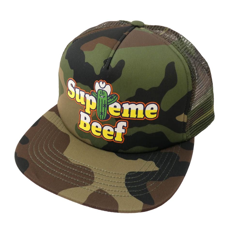 Supreme 迷彩 メッシュキャップ Supreme シュプリーム 25SS Beef Mesh Back 5-Panel 迷彩 カモフラ