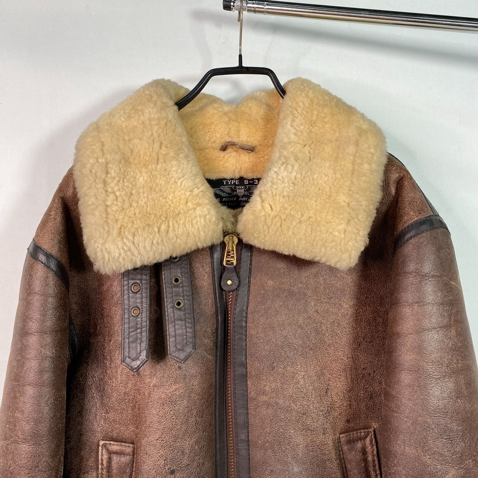 TYPE B-3 US ARMY フライトジャケット MJ-P3312 本革 ムートン