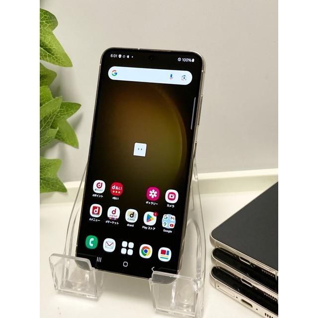 新品同様品 Galaxy S23 SC-51D docomo [クリーム] docomo SIMフリー