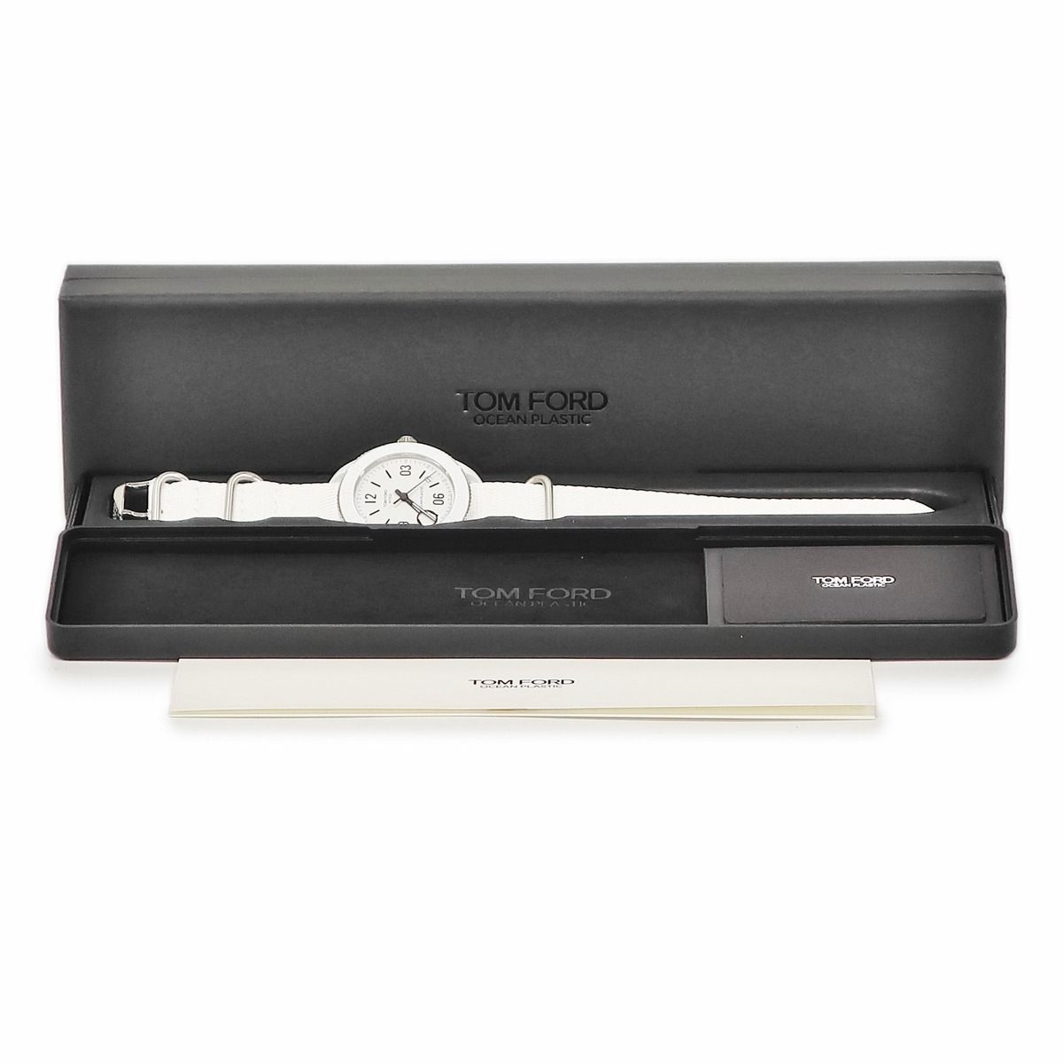  トムフォード 腕時計 TF0120258284 鑑定済み ブランド ベージュ系 自動巻き時計 腕時計(アナログ)