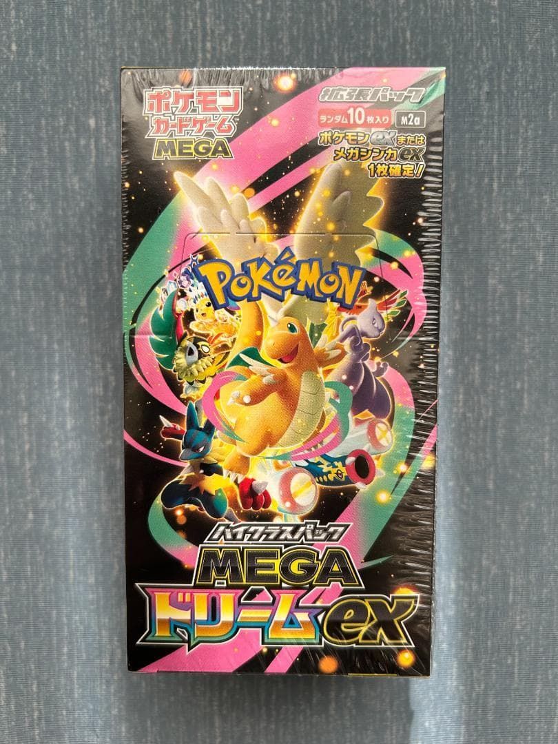 新品 未開封】MEGAドリームex シュリンク付き 1BOX ポケモンカード 