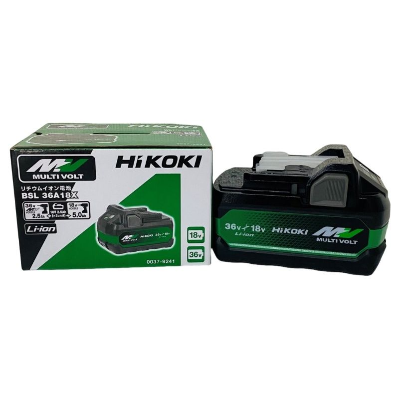 HiKOKI ハイコーキ リチウムイオンバッテリー BSL 36 A 18 X V ブラック