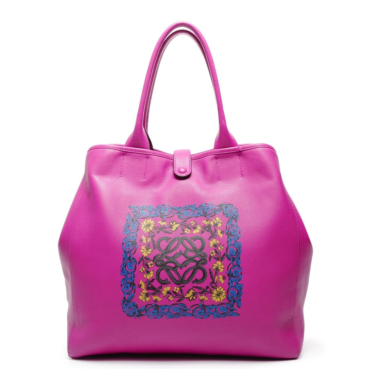 LOEWE ロエベ トートバッグ アナグラム レザー【中古】 - メルカリ