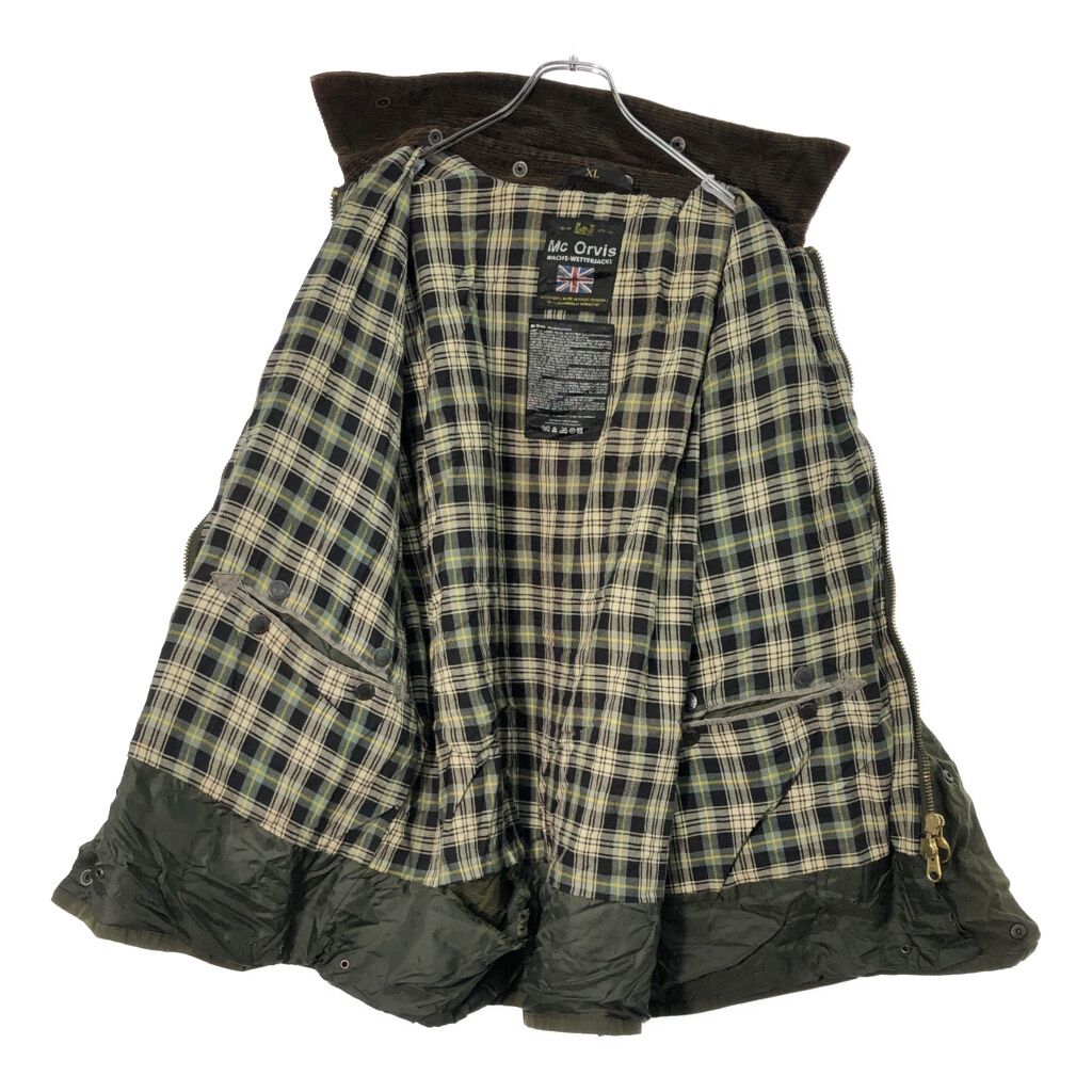 イギリス製 Mc Orvis マックオービス オイルドジャケット オリーブ