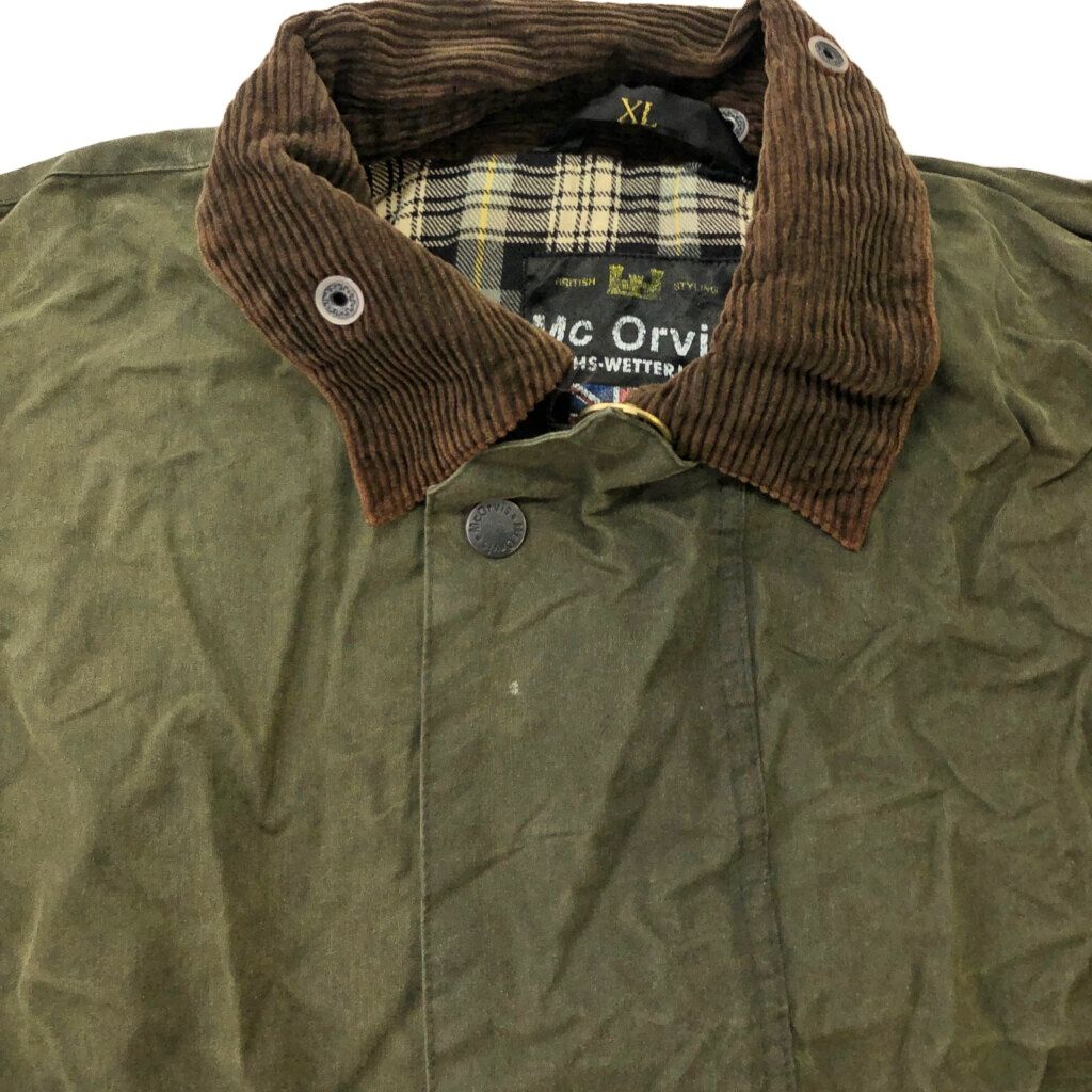 イギリス製 Mc Orvis マックオービス オイルドジャケット オリーブ